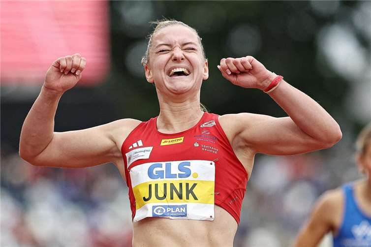 DLV nominiert Sophia Junk vorzeitig für die WM in Tokio Deutsche Meisterin und WM-Teilnehmerin: Sophia Junk von der LG Rhein-Wied.Foto: Dirk Gantenberg
