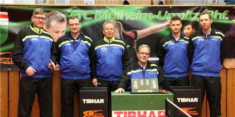 Die 1. Herren des TTC. Fotos: privat
