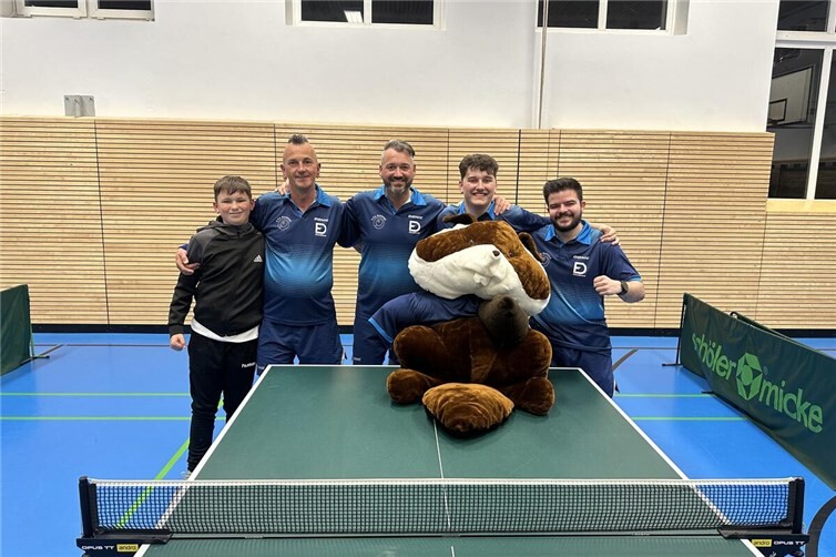 Die 1. Herrenmannschaft der TTG Nettetal (es fehlt Fabian Jakobs)