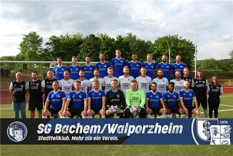 Die 1. Mannschaft der Spielgemeinschaft aus Bachem und Walporzheim.  Foto: privat