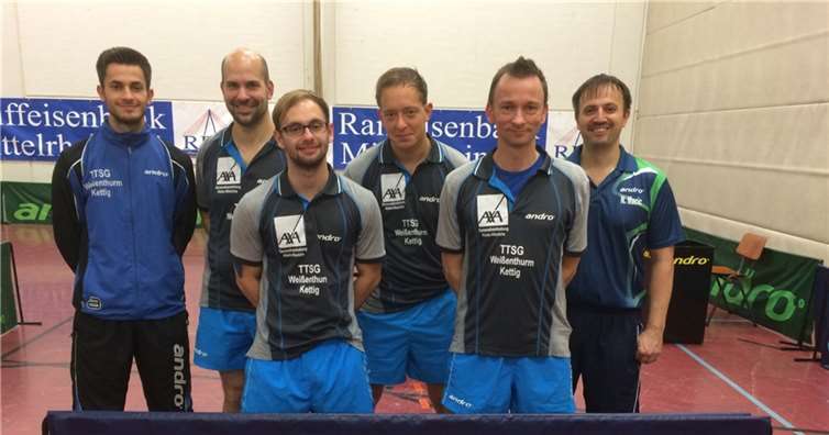 Die 1. Mannschaft der TTSG nach ihrem klaren Sieg gegen den TTC Maischeid.privat