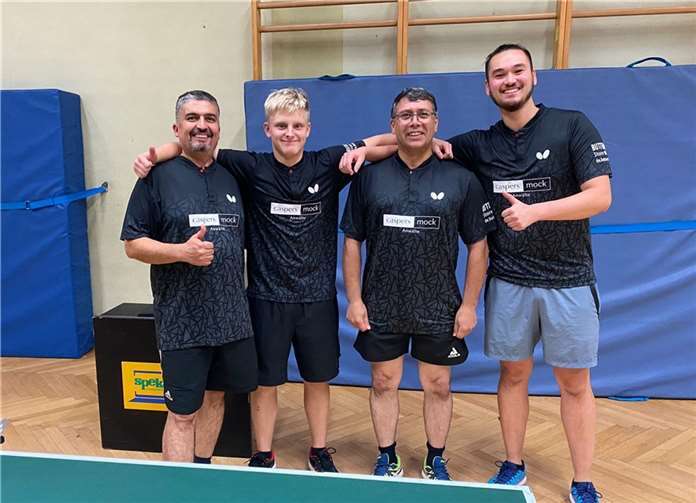 Die 1. Mannschaft des TTV Oberwinter.  Fotos: privat