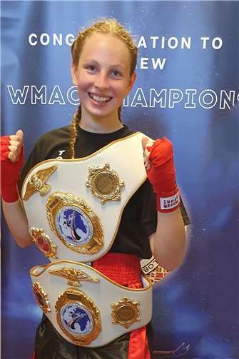 Die 14-jährige Felice Karger war nicht aufzuhalten und sicherte sich gleich zwei Titel