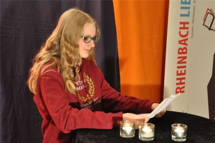 Die 16-jährige Britta Mekelburger hat das Zeug zu einer guten "Poetry-Slammerin". 