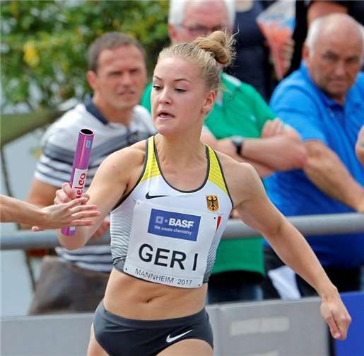 Die 18 jährige Athletin der LG Rhein-Wied gewann bei den U20 Europameisterschaften in Italien die Silbermedaille über 200 Meter und lief mit der 4x100 Meter Staffel mit neuem Weltrekord zu Gold.Wolfgang Birkenstock