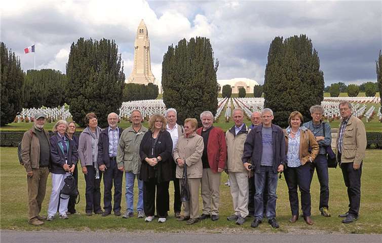 Die 18-köpfige Gruppe erlebte interessante Tage in Verdun. privat