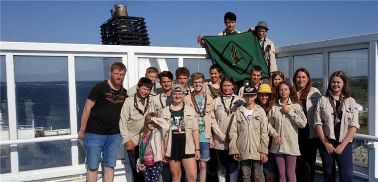 Die 19 Sipplinge und Rover waren nach der Sommerfahrt um einige wertvolle Erfahrungen reicher.Foto: privat