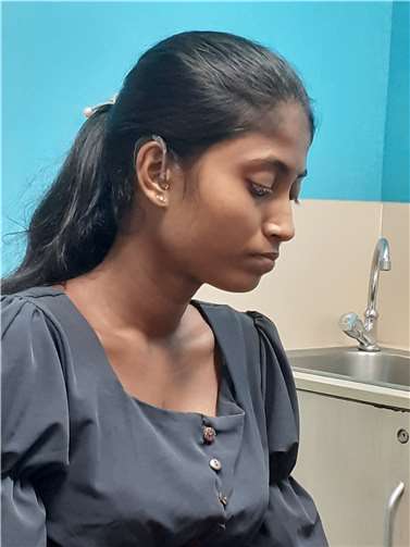 Die 19-jährige Iruni.  Foto: Subhashini Dissanayake