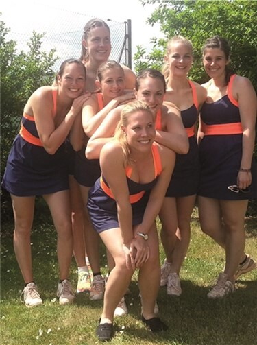 Die 2. Damenmannschaft des TCMK steigt in die Verbandsliga auf.privat