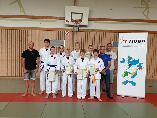 Die 2. Gruppe der Ju-Jutsu Kinder des Tanaka in Rieden.  Foto: privat