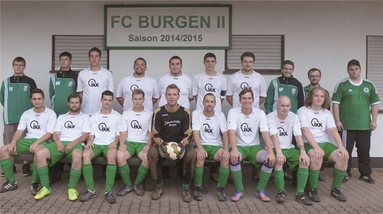 Die 2. Mannschaft des FC Burgen 1919 e.V.privat