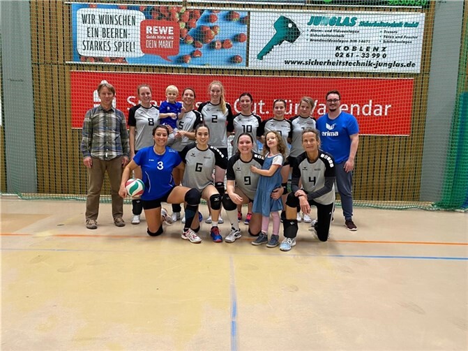 Die 2. Volleyball-Damenmannschaft des TV Vallendar konnte an diesem Heimspieltag mit vier Punkten durchaus zufrieden sein. Foto: privat
