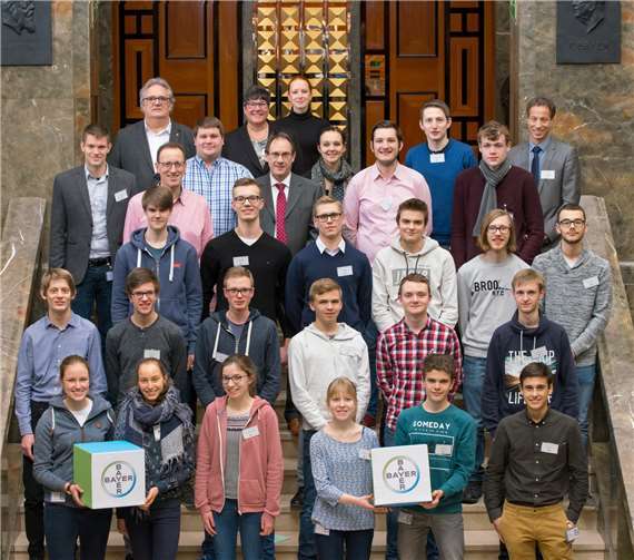 Die 20 besten Teilnehmer der zweiten Olympia-Runde. Bayer AG Leverkusen