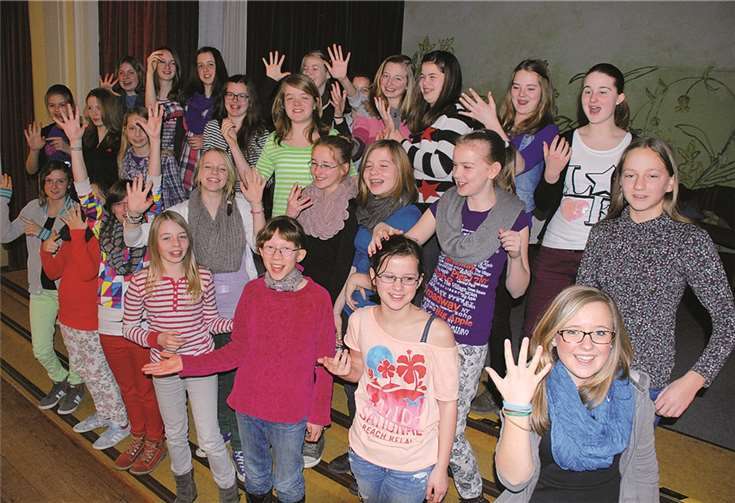 Die 25 Schülerinnen des Sankt-Joseph-Gymnasiums bereiten sich seit Wochen auf das besondere Ereignis vor. privat