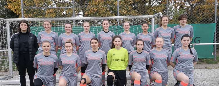 Die 2.Damenmannschaft mit B-Mädchen im neuen OBI-Trikot. Foto: privat