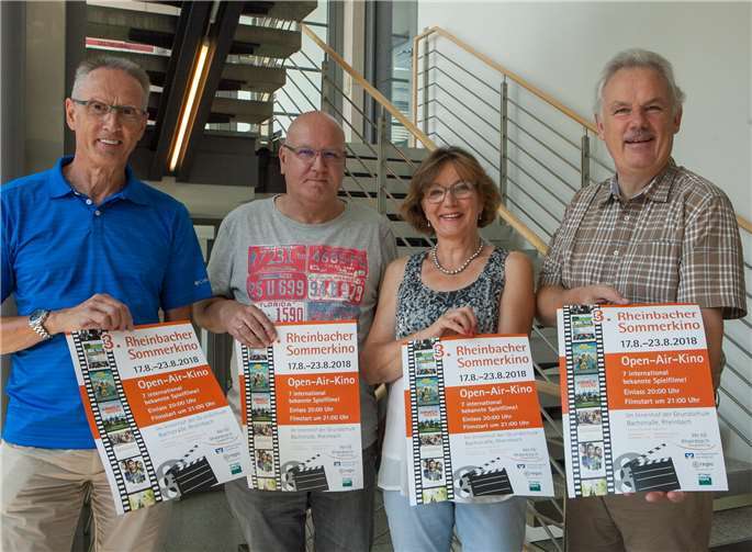 Die 3. Auflage des „Rheinbacher Kinosommers“ läuft von 17. bis 23. August im Innenhof der Grundschule Bachstraße mit Blick auf den nächsten Turm. JOST