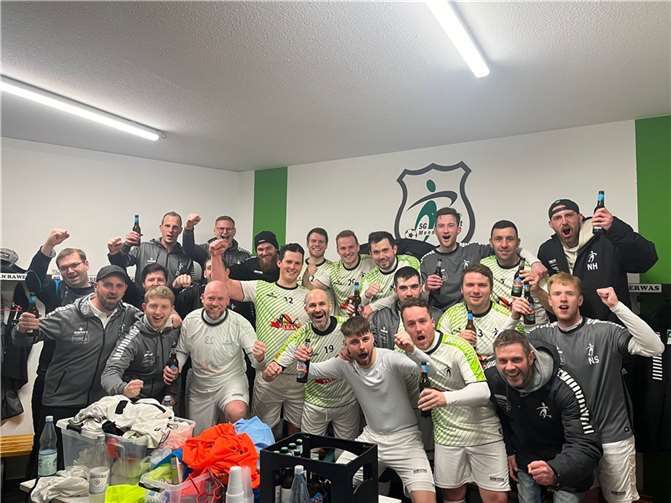 Die 3. Mannschaft der SGE konnte ihren Einzug ins Halbfinale des Kreispokals feiern.  Foto: privat