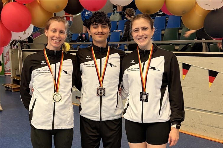 Die 3 TGO-Rope Sklipper bei den Dt. Teammeisterschaften im April