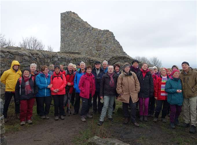 Die 30-köpfige Wandergruppe war sich einig: Das Siebengebirge ist einen Ausflug wert! Foto: privat