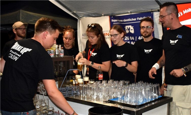 Die 40-köpfige WUF Crew machte fast alles in eigener Regie.