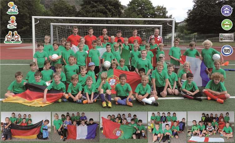 Die 50 Kinder hatten viel Spaß beim Fußballcamp im Moselstadium.Privat