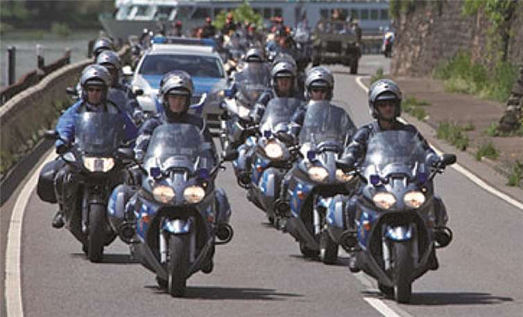 Die 6. Intern. Harley-Davidson-Welterbe-Rundfahrt führt durch das obere Mittelrheintal. privat