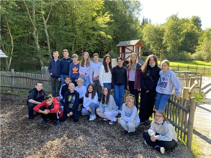 Die 7a während ihrer Klassenfahrt. Quelle: Gymnasium im Kannenbäckerland