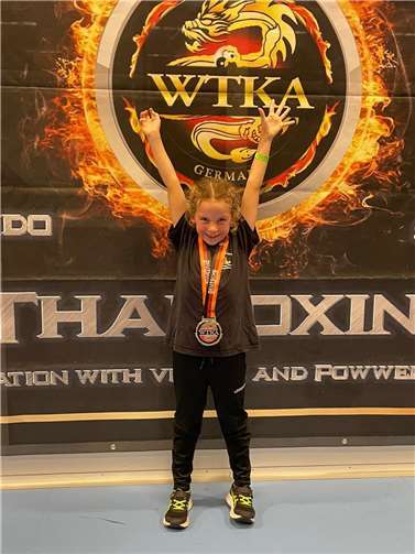 Die 7jährige Lucia zeigte den Großen, dass sie dazugehören will und sicherte sich ihren ersten Titel.