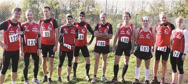 Die 8100-Meter-Gruppe startete bei sonnigem Wetter.privat