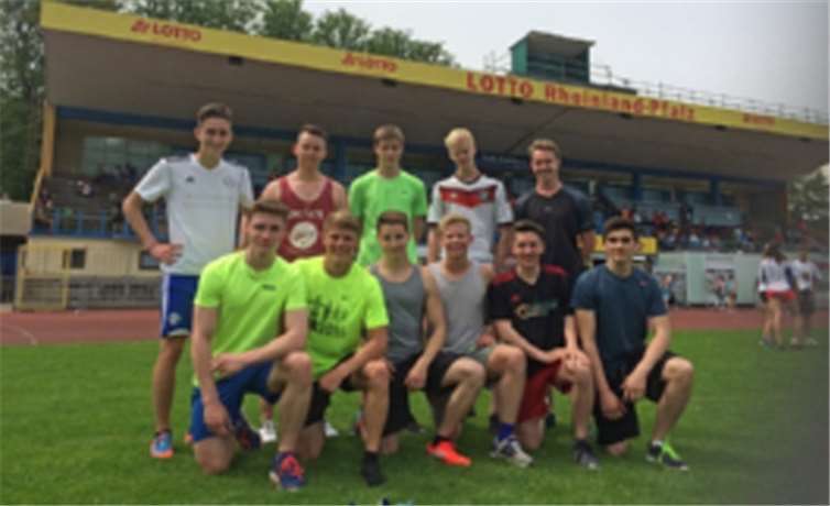 Die A-Jugend-Leichtathleten qualifizierten sich für den Landesentscheid. privat