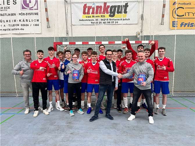 Die A-Jugend von Handball Mülheim-Urmitz. Quelle: HBMU