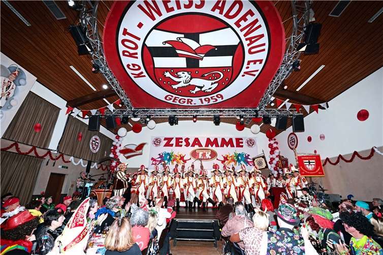 Die AKG Ahrweiler Karnevalsgesellschaft, mit großem Aufgebot zu Gast. 