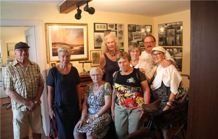 Die AWO Rechte Rheinseite und Genossen vom SPD-Ortsverein Horchheim während ihres Besuches im Heimatmuseum.Foto: privat