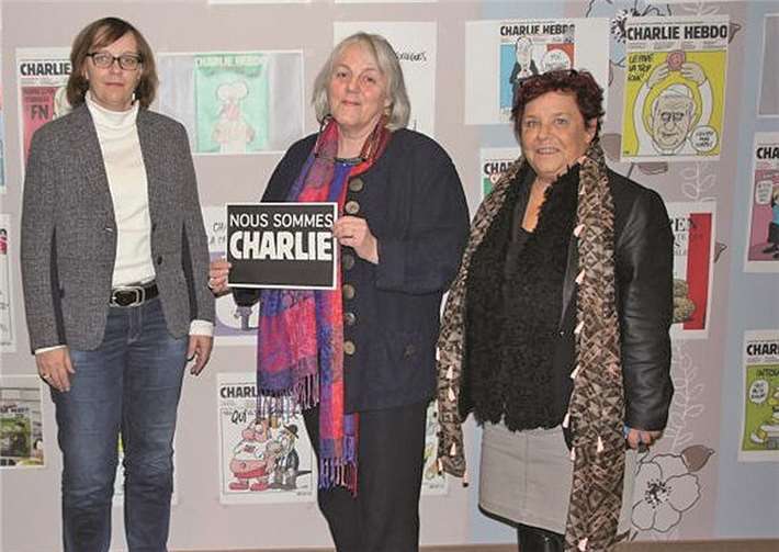 Die Abgeordneten Katharina Raue, Ruth Ratter und Anna NeuhofPrivat