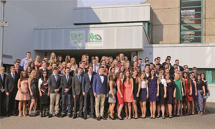 Die Abiturienta des Jahrganges 2014/2015 des KAG.StF