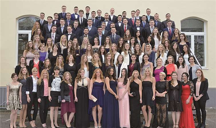 Die Abiturientinnen und Abiturienten des Hilda-Gymnasiums Koblenz. Gerald Pannek Fotographie