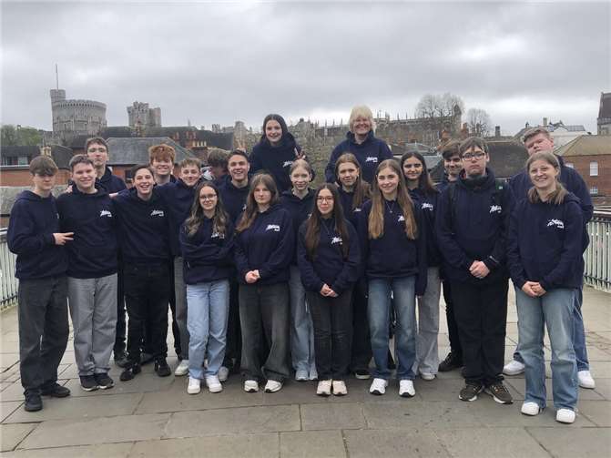 Die Abschlussfahrt der Klasse 10B ging nach London. Foto: privat