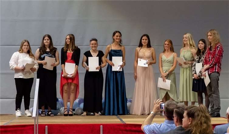 Die Abschlussklasse 12G.