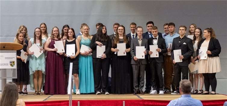 Die Abschlussklasse 12W.  Fotos: privat