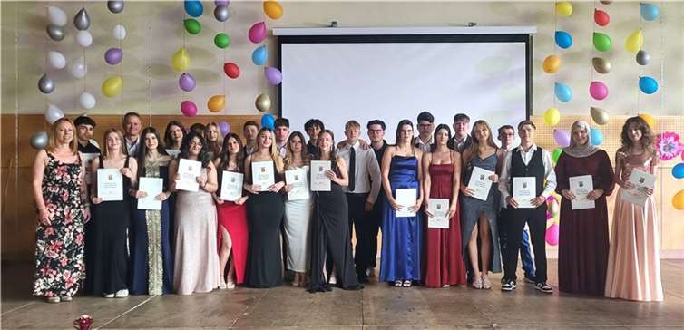 Die Abschlussklasse B10a.