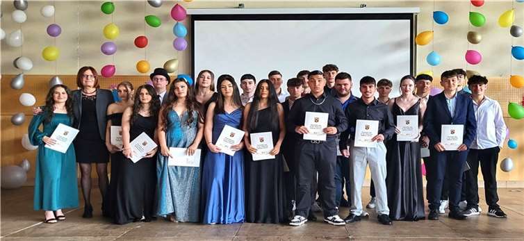 Die Abschlussklasse B10c.