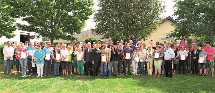 Die Abschlussveranstaltung der Beruflichen Aktionstage in den Caritas Werkstätten St. Stephan in Polch.  St. Raphael CAB