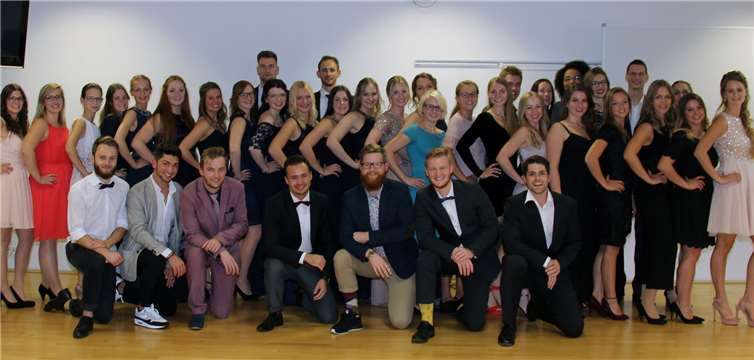 Die Absolventen des diesjährigen Jahrgangs der Reha Rhein-Wied.  Marienhaus Klinikum