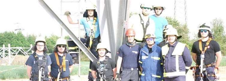 Die Absturzsicherungsgruppe der Feuerwehr Pellenz wurde erweitert.privat