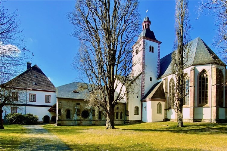 Die Abtei Rommersdorf in Heimbach-Weis ist wieder für Besucher geöffnet