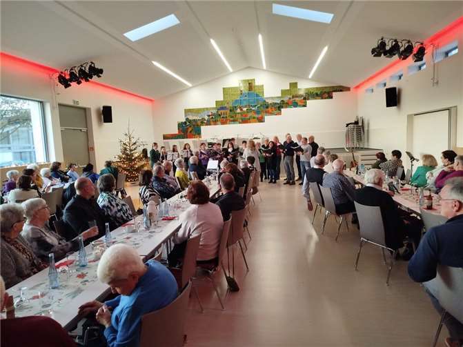 Die Adventsfeier war gut besucht. Quelle: Ortsgemeinde Hartenfels