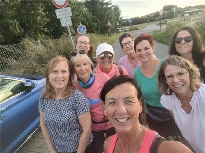 Die Aerobic-Frauen freuen sich auf eine außergewöhnliche Sportstunde.  Foto: privat