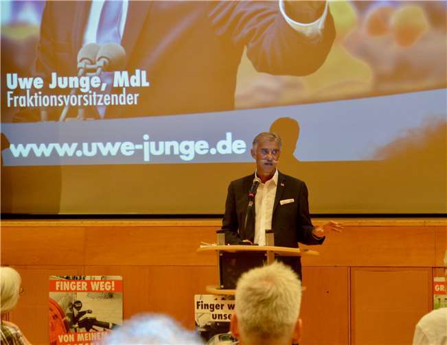 Die AfD hatte in die Mendiger Laacher-See-Halle eingeladen.Foto: AfD