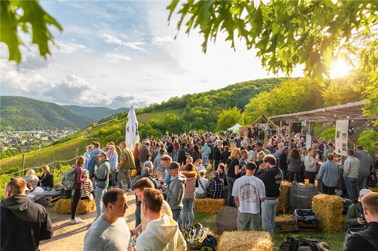 Die AfterWalk Lounge an der Winzerkapelle war ein beliebter Treffpunkt, um den Tag mit chilliger Musik ausklingen zu lassen. 