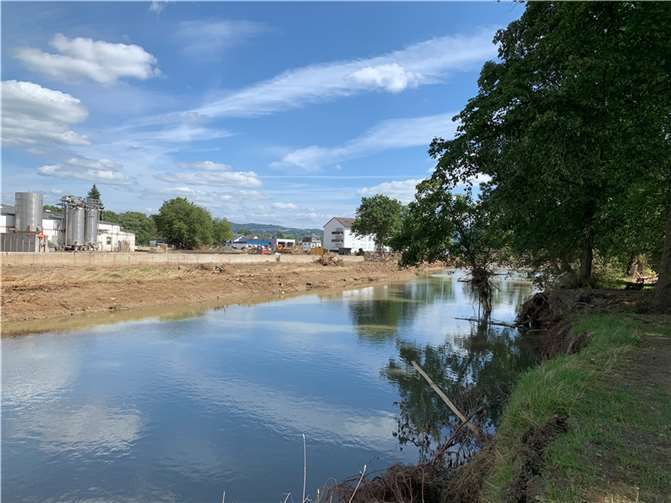 Die Ahr in Sinzig nach der Flut. Foto: ROB